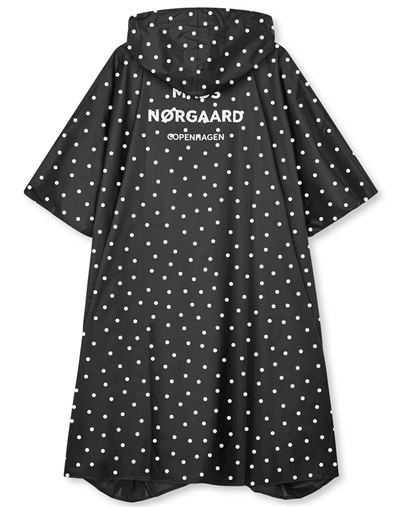 Mads Nørgaard - Raino Scape Dot Cape Jakke - Dot AOP Black